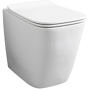 ArtCeram A16 Унитаз напольный безободковый 36x52 см, цвет: glossy white ASV004 01 00