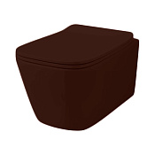 ArtCeram A16 Унитаз подвесной безободковый 36x52 см, цвет: marrone cocoa ASV003 39 00
