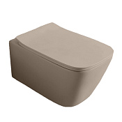 ArtCeram A16 Унитаз подвесной безободковый 36x52 см, цвет: brown matera ASV003 41 00