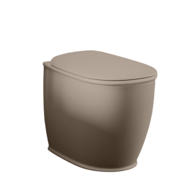ArtCeram Atelier Унитаз приставной безободковый 37x52 см, цвет: brown matera ATV002 41 00