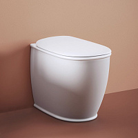 ArtCeram Atelier Унитаз напольный безободковый 37x52 см, цвет: glossy white ATV002 01 00