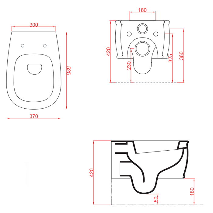 ArtCeram Atelier Унитаз подвесной безободковый 37x52 см, цвет: matt white ATV001 05 00