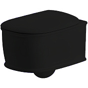 ArtCeram Atelier Унитаз подвесной безободковый 37x52 см, цвет: matt black ATV001 17 00
