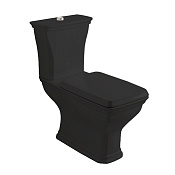 ArtCeram Civitas Чаша для унитаза моноблок 36x54 см, цвет: glossy black CIV004 03 00