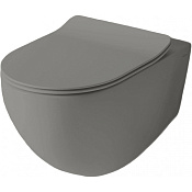 ArtCeram File 2.0 Унитаз подвесной безободковый 37x52 см, цвет: grey olive FLV004 15 00