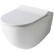 ArtCeram File 2.0 Унитаз подвесной безободковый 37x52 см, цвет: matt white FLV004 05 30