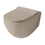 ArtCeram File 2.0 Унитаз подвесной безободковый 37x52 см, цвет: brown matera FLV004 41 00