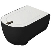 ArtCeram The One Унитаз подвесной безободковый 35x52 см, цвет: matt black THV001 17 00