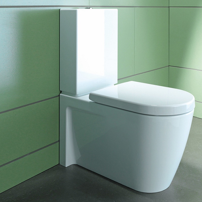 Duravit Starck Унитаз моноблок приставной 63х37 cм, цвет белый 2145090000