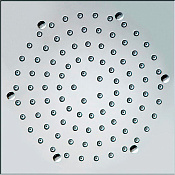 Bossini Cube Потолочный душ встраиваемый 21 см, 1 вид струи, цвет: chrome I00720.030