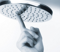 Bossini Oki Верхний душ d20 см, 1 вид струи, кронштейн настенный 33,7 см, цвет: chrome H55405.030