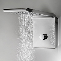 Bossini Syncro Душевая панель с термостатом - верхний душ, 3 вида струи, цвет: chrome I00591.030