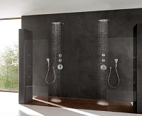 Kludi A-QA Верхний душ 25x60 см, с 1 режимом струи, на стену, цвет: хром 6487005-00