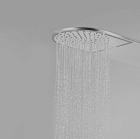 Kludi A-QA Верхний душ 25x60 см, с 1 режимом струи, на стену, цвет: хром 6487005-00