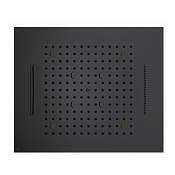 Bossini Dream Потолочный душ встраиваемый 57x47 см, 3 вида струи, хромотерапия, цвет: mat black H38908.073