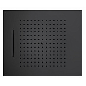 Bossini Dream Верхний душ, 2 режима, дождь/каскад, 57x47 см, цвет: mat black H38925.073