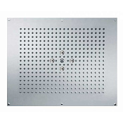 Bossini Dream Потолочный душ встраиваемый 57x47 см, 2 вида струи, цвет: mat brushed stainless steel H38657.075