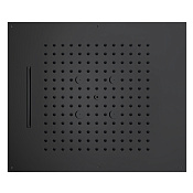 Bossini Dream Потолочный душ встраиваемый 57x47 см, 3 вида струи, цвет: mat black H38930.073