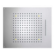 Bossini Dream Потолочный душ встраиваемый 57x47 см, 2 вида струи, LED RGB, цвет: chrome H38906.030