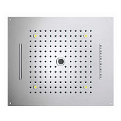 Bossini Dream Потолочный душ встраиваемый 57x47 см, 3 вида струи, LED RGB, цвет: chrome H38909.030