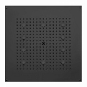 Bossini Cube Потолочный душ встраиваемый 47 см, 1 вид струи, LED, цвет: mat black H37453.073