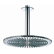 Bossini Oki Верхний душ 30 см, 1 вид струи, кронштейн потолочный 30 см, цвет: chrome H35362.030