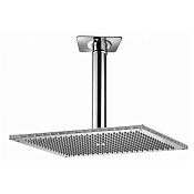 Bossini Rectangular Верхний душ 40x30 см, 1 вид струи, кронштейн, цвет: mat brushed stainless steel H35370.075