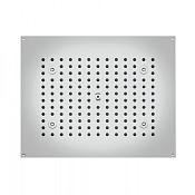 Bossini Rectangular Потолочный душ встраиваемый 47x37 см, 1 вид струи, LED, цвет: chrome H37396.030
