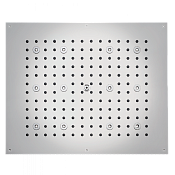 Bossini Rectangular Потолочный душ встраиваемый 57x47 см, 1 вид струи, LED, цвет: chrome H37395.030