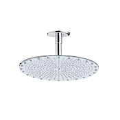 Bossini Oki Верхний душ 30 см, 1 вид струи, кронштейн потолочный 15 см, цвет: chrome H29600.030