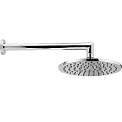 Cisal Shower Верхний душ d20 см, 1 вид струи, кронштейн настенный 29 см, цвет: chrome DS01319021