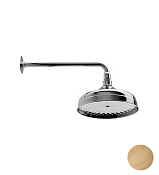 Cisal Arcana Верхний душ d21 см, 1 вид струи, кронштейн настенный 27 см, цвет: antique bronze DS01340127