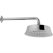 Cisal Shower Верхний душ d21 см, 1 вид струи, кронштейн настенный 27 см, цвет: chrome DS01327021