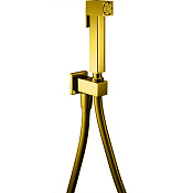 Cisal Shower Гигиенический душ, со шлангом 120 см, вывод с держателем, цвет: 24k gold CU00791024