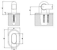 Gessi Goccia Держатель для ручного душа неподвижный, цвет: chrome 33757#031