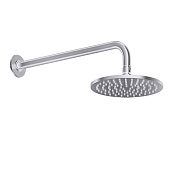 Gessi Inciso Верхний душ 20 см 1 вид струи, кронштейн настенный 40,5 см, цвет: finox brushed nickel 58148#149