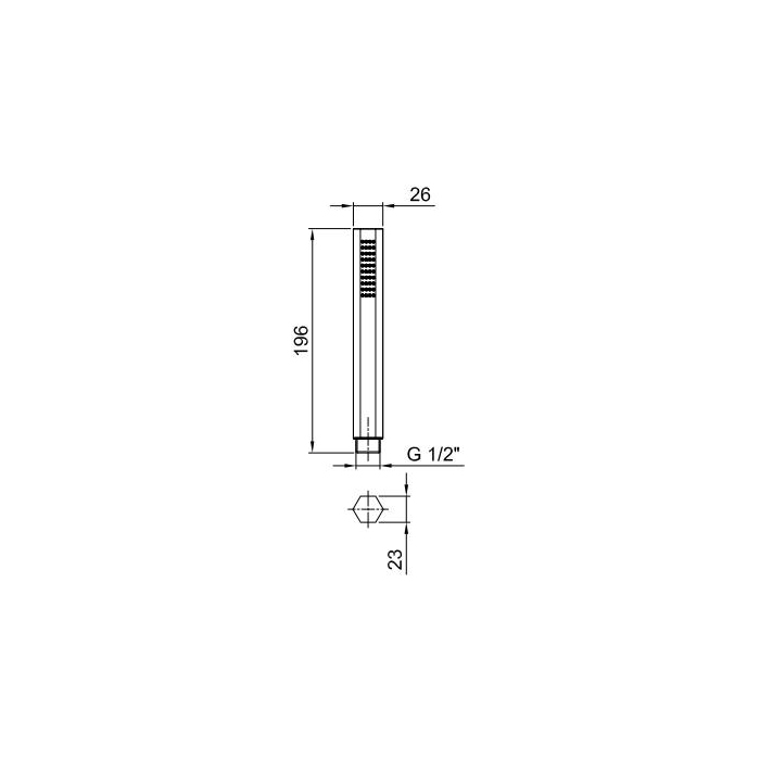Fantini Venezia Ручной душ Venezia, цвет хром 90 02 9849