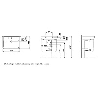Раковина Laufen Pro 8.1895.3.000.104.1
