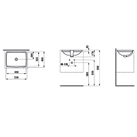 Раковина Laufen Pro A 8.1196.1.000.109.1