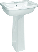 VitrA Form 300 Раковина с пьедесталом 55x47,5 см., 1 отв. под смеситель, цвет: белый глянцевый 9602B003-7650