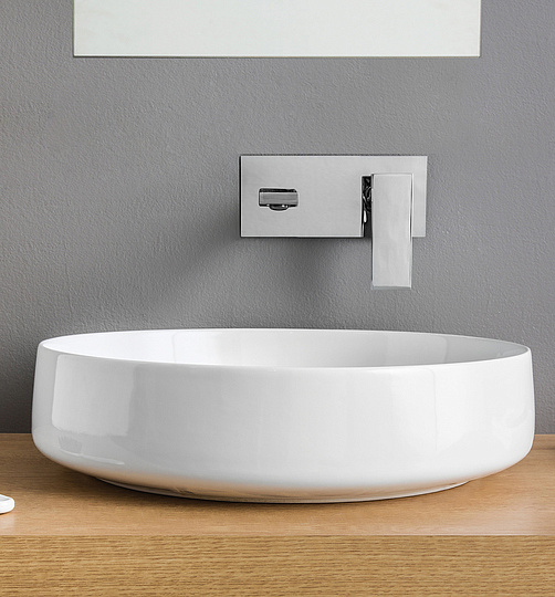 ArtCeram Cognac Раковина чаша 55x35x14,5h см, без перелива, покрытие Saniglaze, цвет: glossy white COL003 01 34