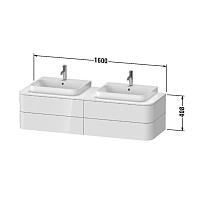 Duravit Happy D.2 Plus Раковина 60х40 cм, цвет белый 2359600000