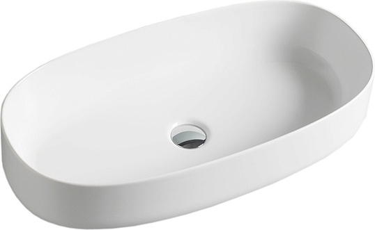 ArtCeram Cognac Раковина чаша 68x35x15h см, без перелива, покрытие Saniglaze, цвет: glossy white COL005 01 00