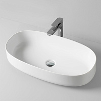 ArtCeram Cognac Раковина чаша 68x35x15h см, без перелива, покрытие Saniglaze, цвет: glossy white COL005 01 00