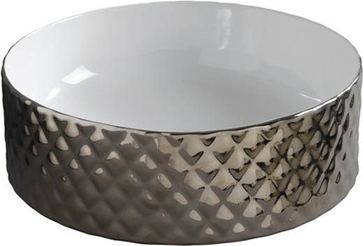 ArtCeram Rombo Раковина чаша d44x14,5h см, без перелива, цвет: glossy white OSL009 01 57