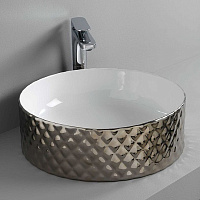 ArtCeram Rombo Раковина чаша d44x14,5h см, без перелива, цвет: glossy white OSL009 01 57