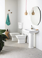 ArtCeram Civitas Раковина подвесная 68x50x22h см, 1 отверстие, с переливом, цвет: glossy white CIL001 01 00