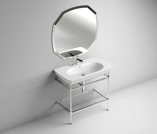 ArtCeram Civitas Раковина подвесная 90x50x18h см, 1 отверстие, с переливом, цвет: glossy white CIL002 01 00