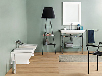 ArtCeram Civitas Раковина подвесная 90x50x18h см, 1 отверстие, с переливом, цвет: glossy white CIL002 01 00