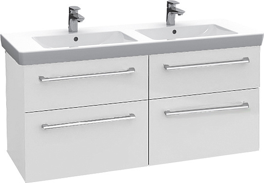 Villeroy & Boch Subway 2.0 Раковина двойная 130x47x15h см 7175D001